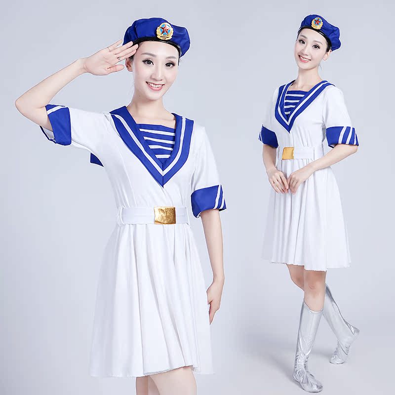 海军制服女装，时尚与威严并存的风采展现，海军制服女装，时尚与威严并存的风采展示