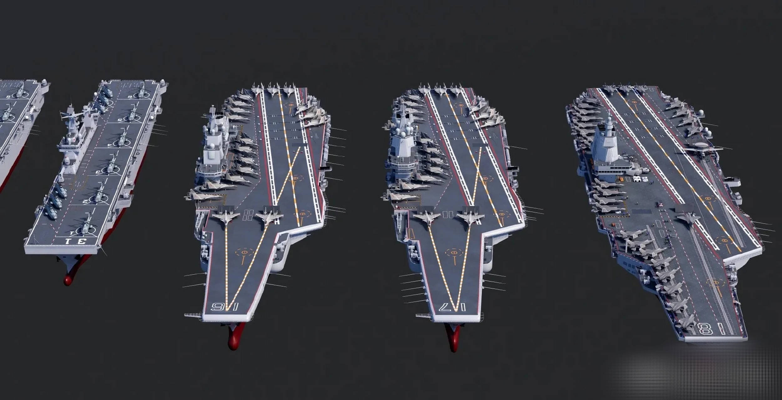 航母能停多少架飞机，航空母舰的载机能力与多因素考量，航空母舰的载机能力，停泊飞机数量与多因素考量