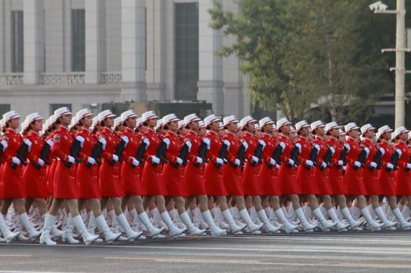 大阅兵民兵方队，展现国家力量与民族精神，大阅兵民兵方队，国家力量与民族精神的壮丽展示