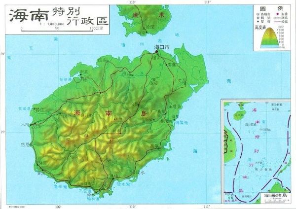 海南岛的面积与人口概况,海南岛面积与人口概况简介