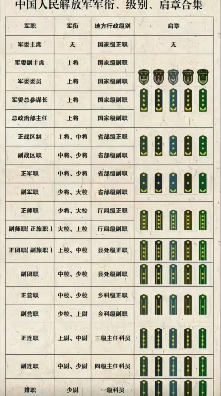 军衔级别与职务档次,军队管理体系中的两大核心要素,军衔级别与职务档次,军队管理体系两大核心要素解读