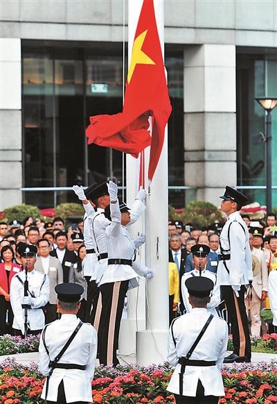 香港升旗仪式全程直播，展现荣耀与团结的时刻，香港升旗仪式全程直播，荣耀与团结的庄严时刻