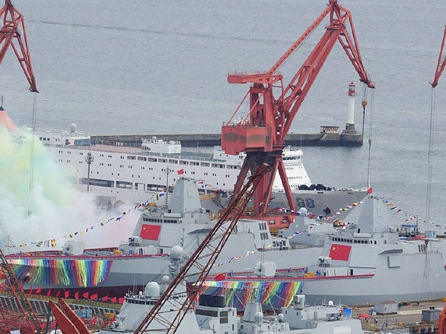 探索新纪元，055战舰第二批次下水，探索新纪元，055战舰第二批次下水启航