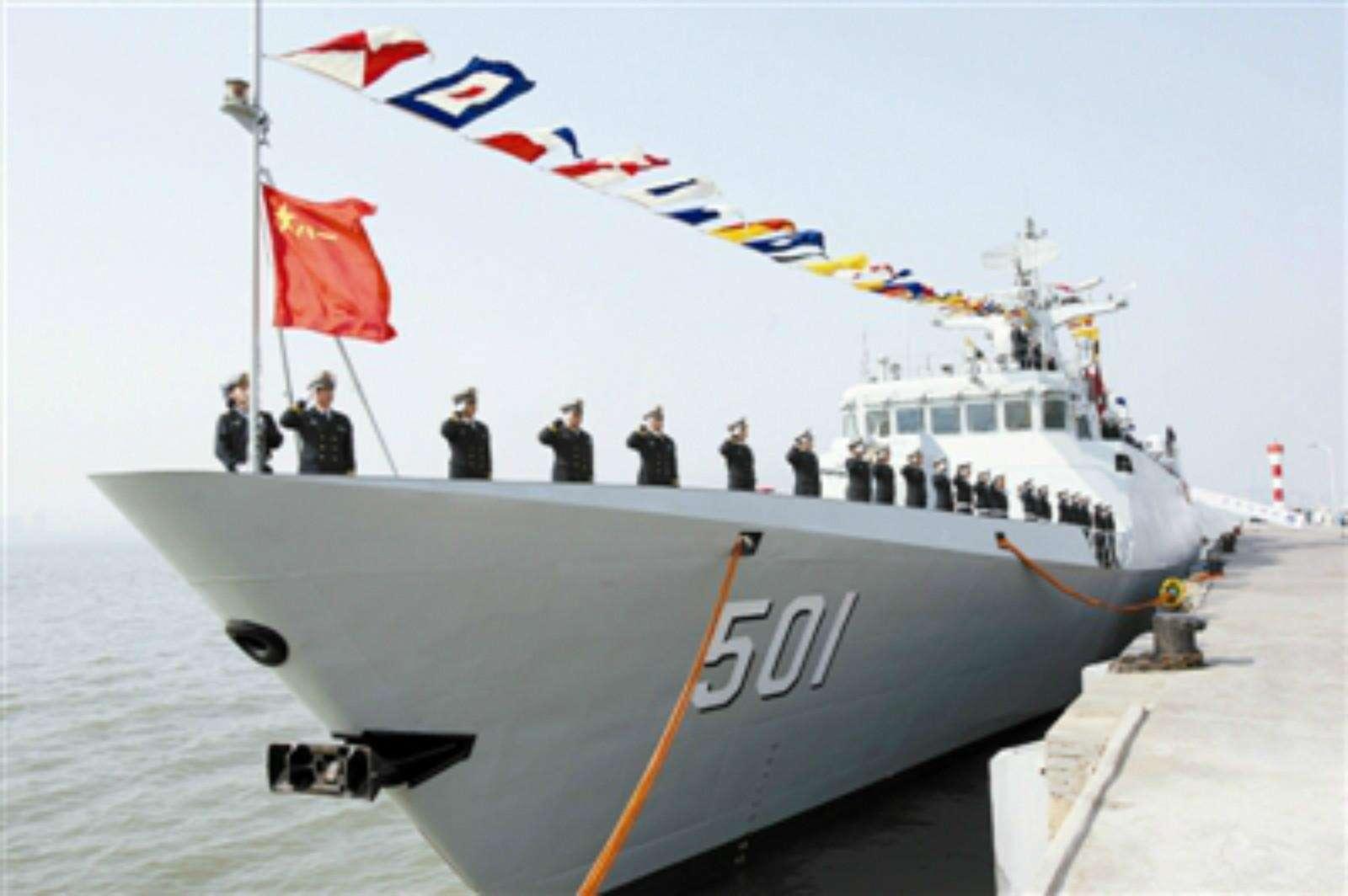 张掖号导弹护卫舰舷号，中国海军力量的新里程碑，中国海军新里程碑，张掖号导弹护卫舰舷号亮相