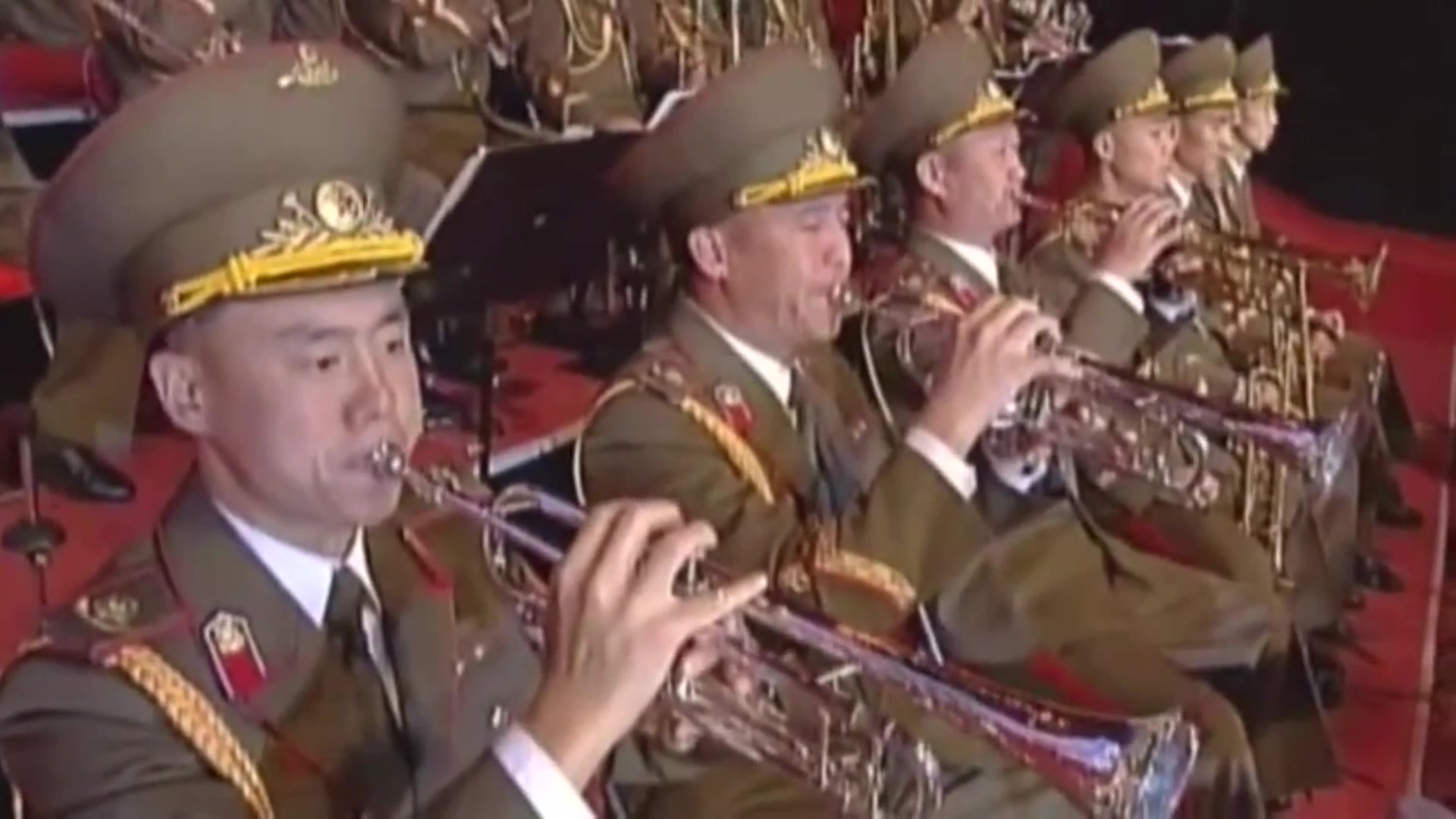 朝鲜国庆庆典上演奏的志愿军军歌视频,跨越时空的友谊与团结力量,跨越时空的友谊与团结力量,朝鲜国庆庆典上的志愿军军歌视频回顾