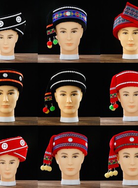 中国多元文化的瑰宝,五十六个民族的帽子图片,中国多元文化瑰宝,五十六个民族帽子图片展示