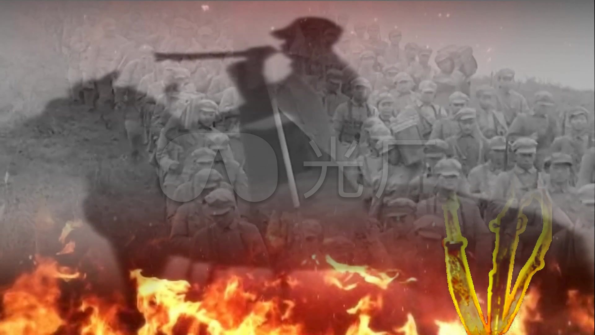 重温历史旋律，八路军片头曲视频，重温历史旋律，八路军片头曲视频回顾