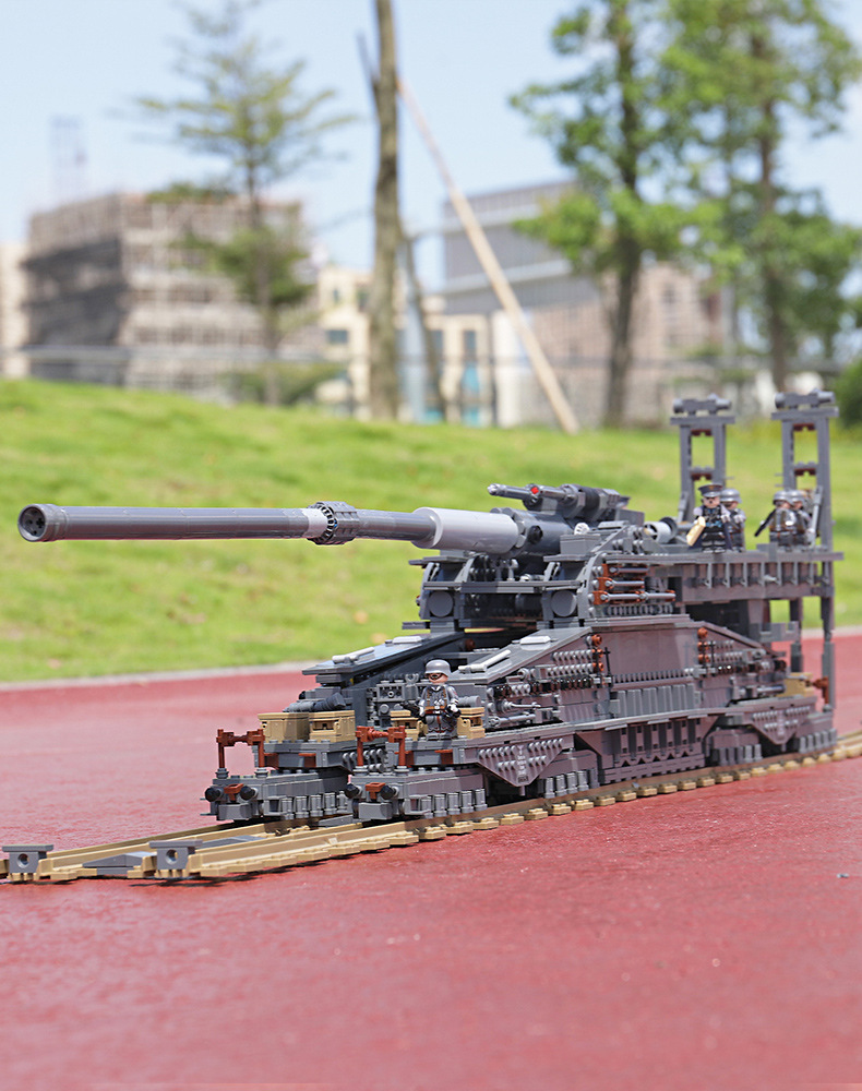 乐高拼装玩具与古斯塔夫巨炮,一场创意与历史的完美结合,乐高巨炮传奇,创意拼装与历史的完美交融