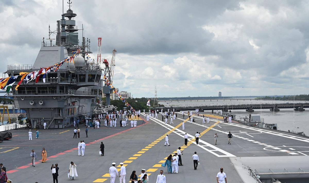 印度首艘国产航母交付海洋，里程碑事件与未来展望，印度首艘国产航母交付海洋，里程碑事件与未来展望分析