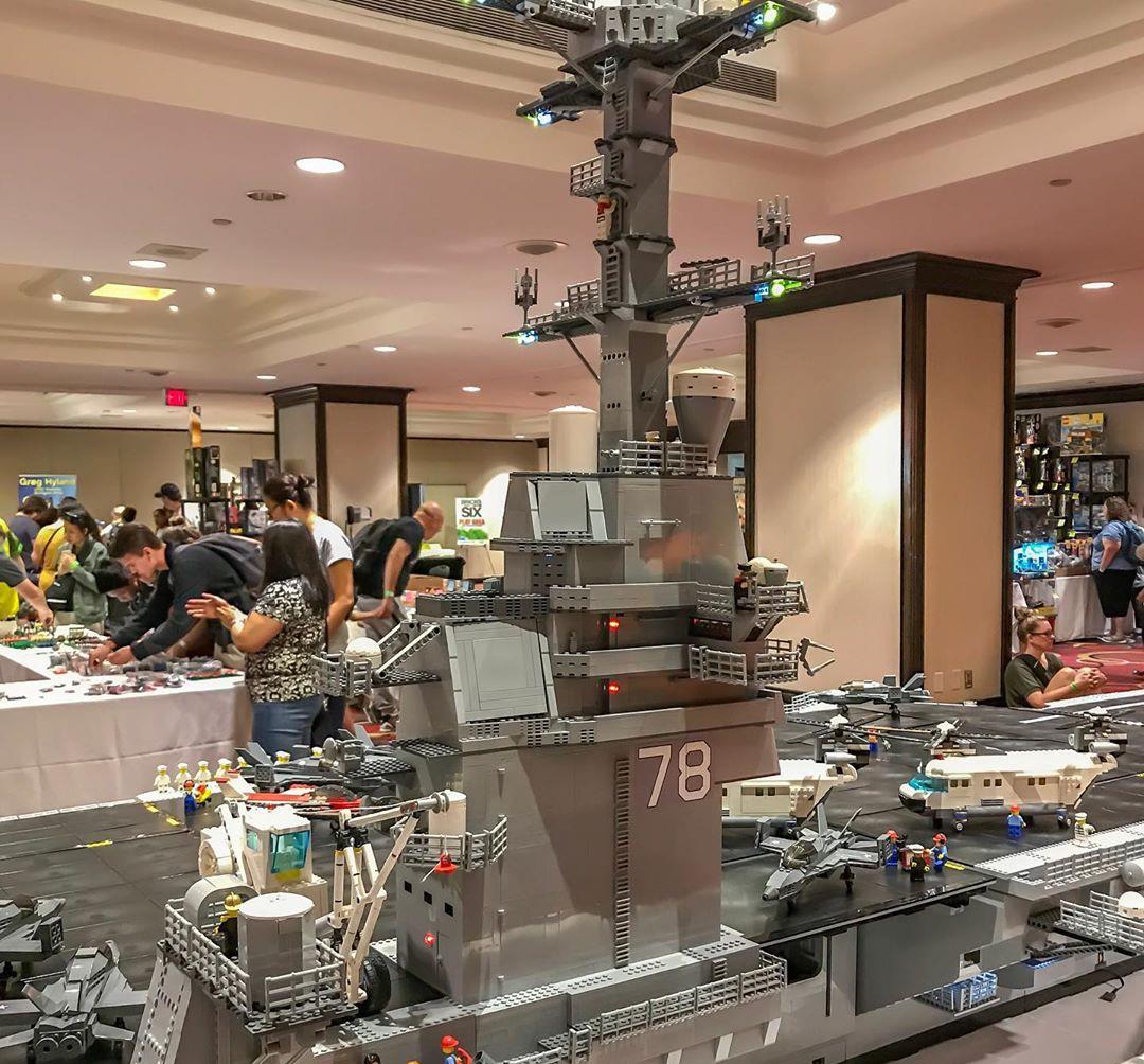 乐高福特号航空母舰,积木与巨舰的完美结合,乐高福特号航空母舰,积木与巨舰的梦幻联动