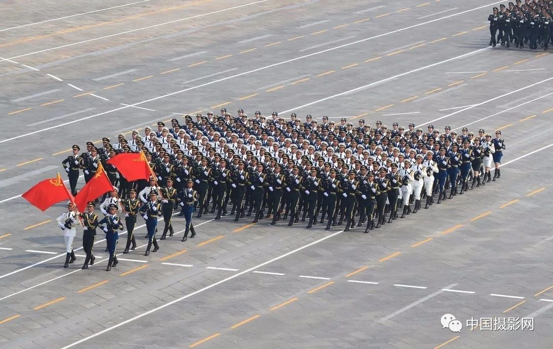 受阅部队之徒步方队,15个方阵展现国威军威,徒步方队展现国威军威,阅兵中的15个方阵风采
