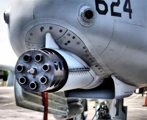 A-10攻击机机炮特写，钢铁巨炮的空中霸主之路，A-10攻击机机炮特写，空中霸主之路的钢铁巨炮