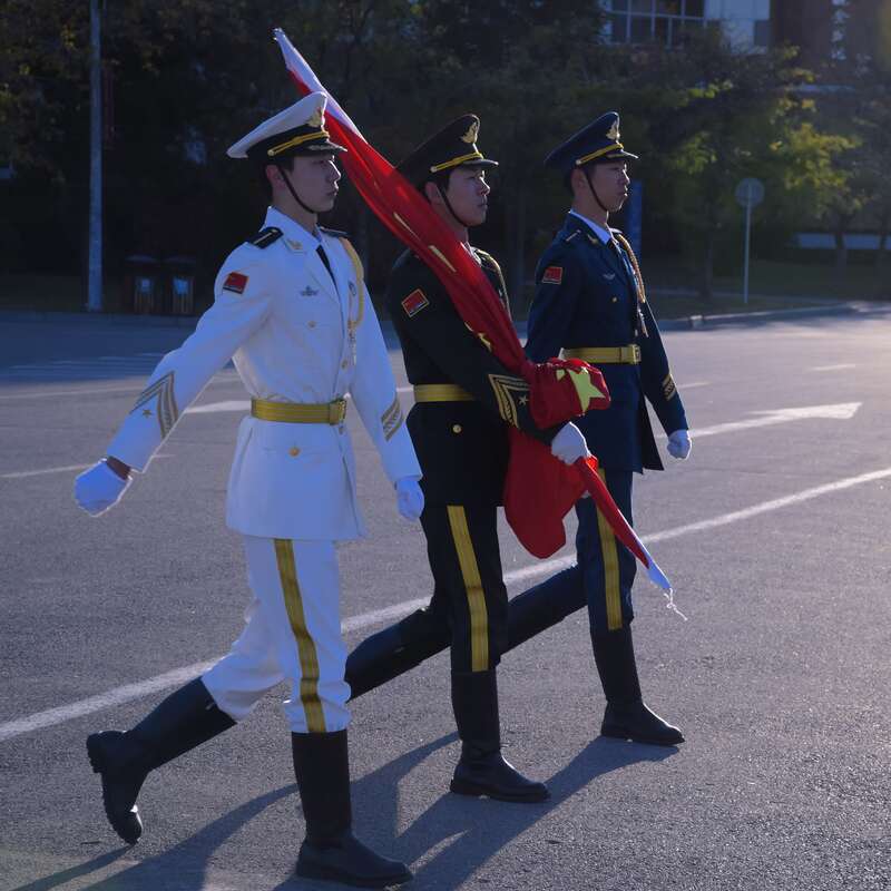 国旗护卫队图片大全，荣耀与尊严的守护者，荣耀与尊严的守护者，国旗护卫队图片大全集