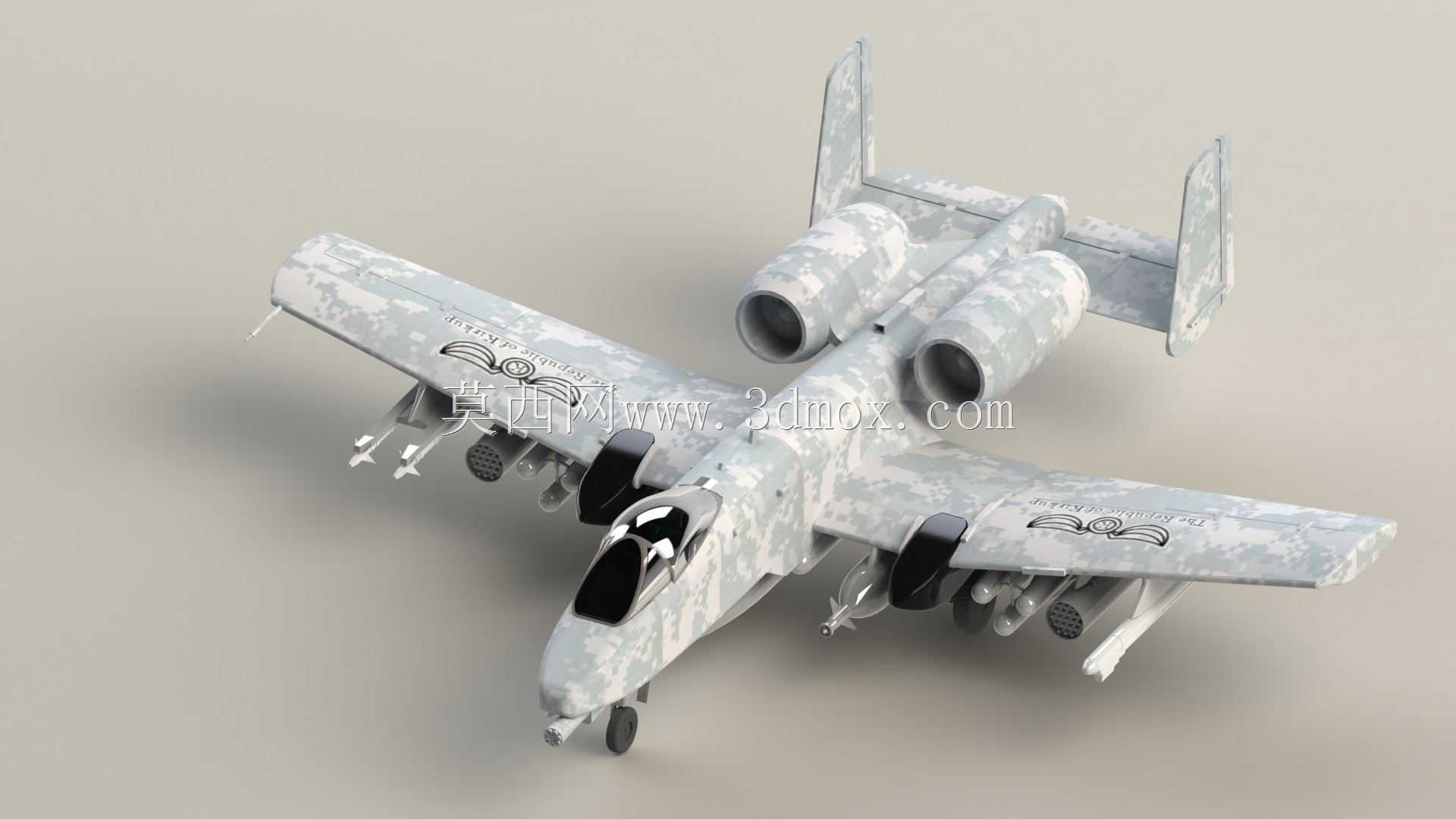A-10疣猪攻击机折纸教程，A-10疣猪攻击机折纸教程，一步步教你折纸战机