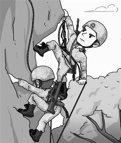 部队军事训练漫画，生动展现铁血精神的视觉艺术，军事训练漫画，铁血精神的视觉盛宴