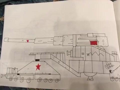 古斯塔夫巨炮手绘,历史与艺术的完美结合,古斯塔夫巨炮手绘,历史与艺术之完美交融