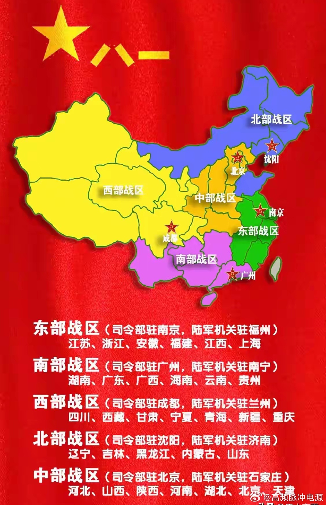 中国人民解放军五大战区分布及其战略意义，中国人民解放军五大战区分布与战略意义解析
