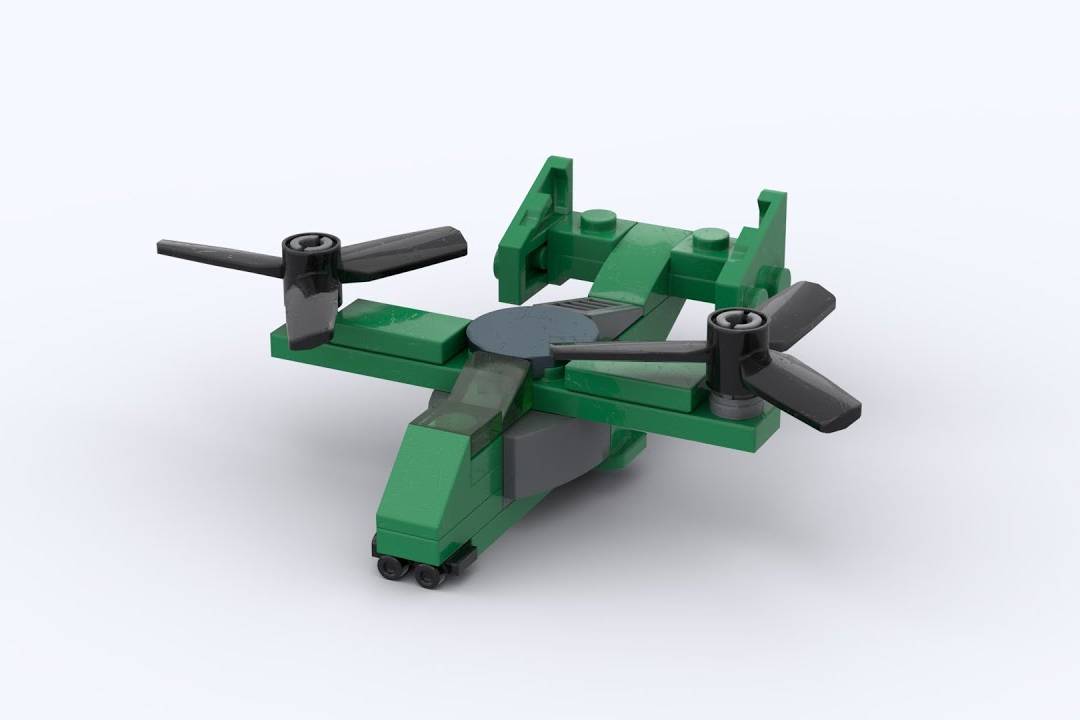 乐高直-10武装直升机模型拼装指南，乐高直-10武装直升机模型拼装详解