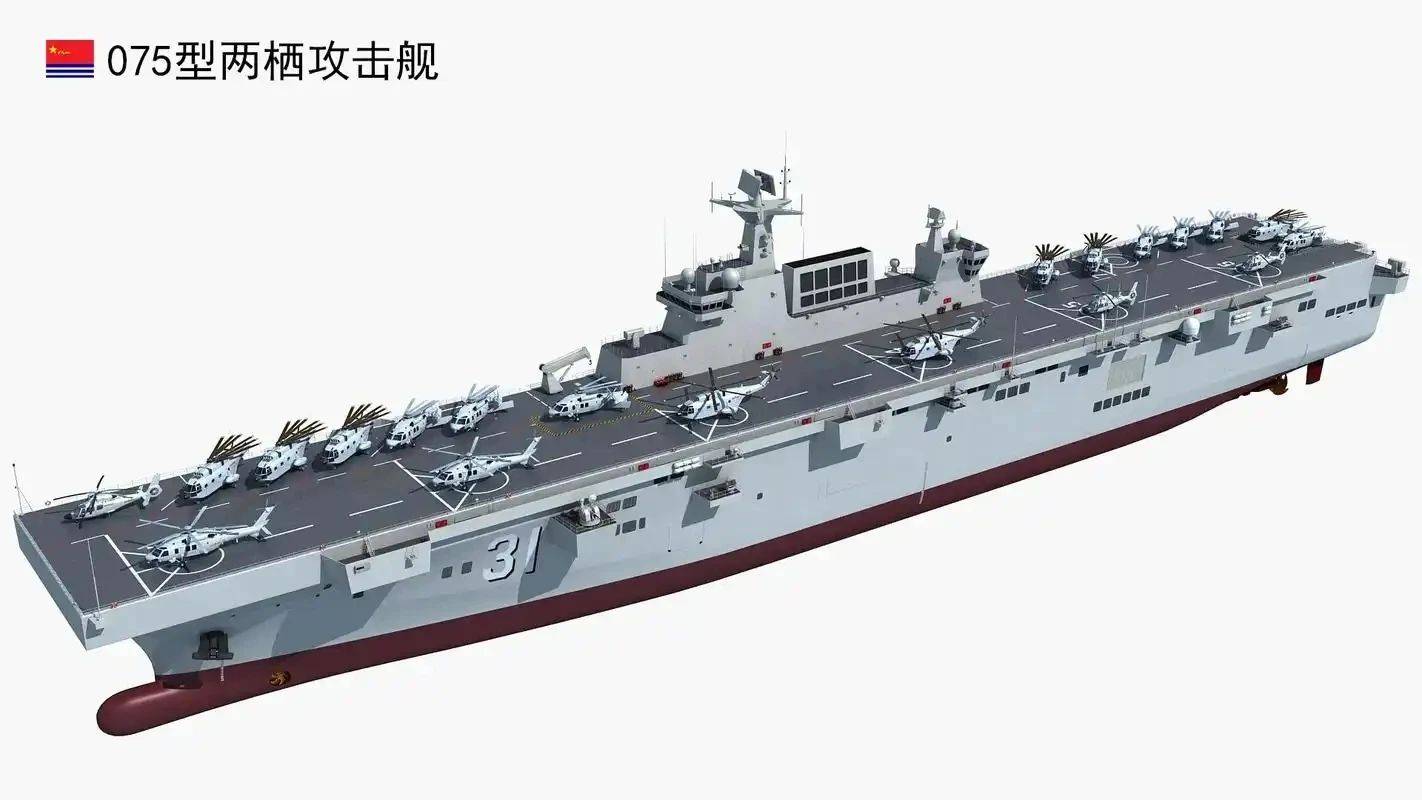 关于中国海军075型两栖攻击舰的最新状况分析，中国海军075型两栖攻击舰最新动态分析
