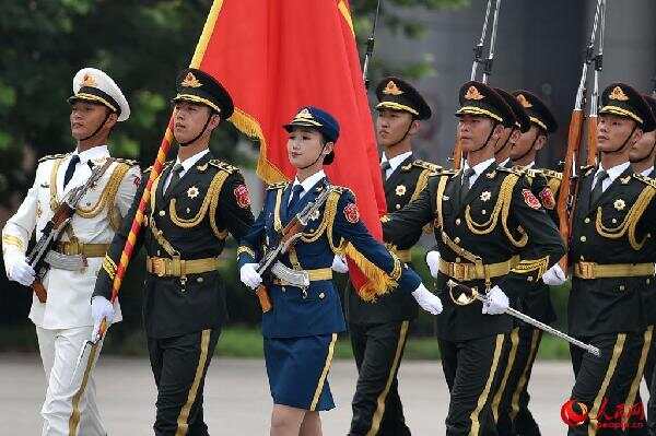 中国人民解放军仪仗队女兵方阵人数及其象征意义，中国人民解放军仪仗队女兵方阵人数与象征意义解析