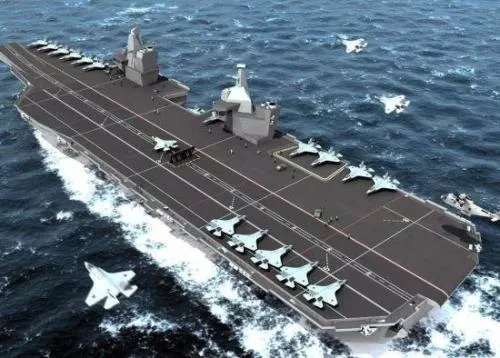 第二艘航母正在建造，中国海军力量的新里程碑，中国海军新里程碑，第二艘航母正在建造中