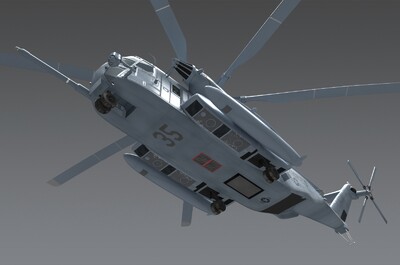CH-53直升机货舱尺寸详解，CH-53直升机货舱尺寸全面解析