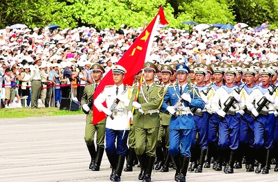 驻香港部队仪仗队阅兵，展现军威与民族精神的壮丽画卷，驻香港部队仪仗队阅兵，展现军威与民族精神的壮丽画卷风采