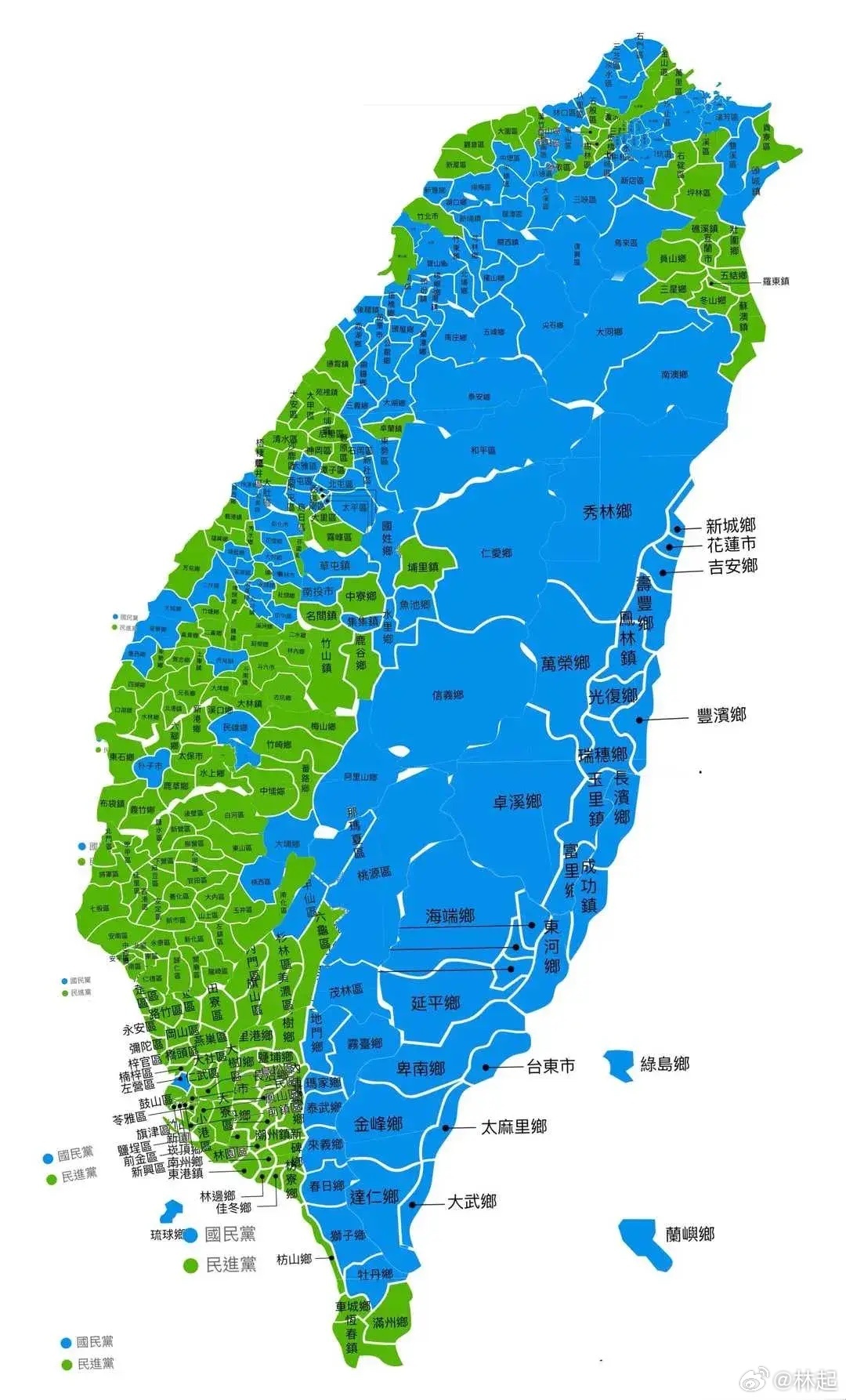 台湾蓝绿版图与未来的政治走向，2021年分析，台湾蓝绿版图与未来政治走向的2021深度分析