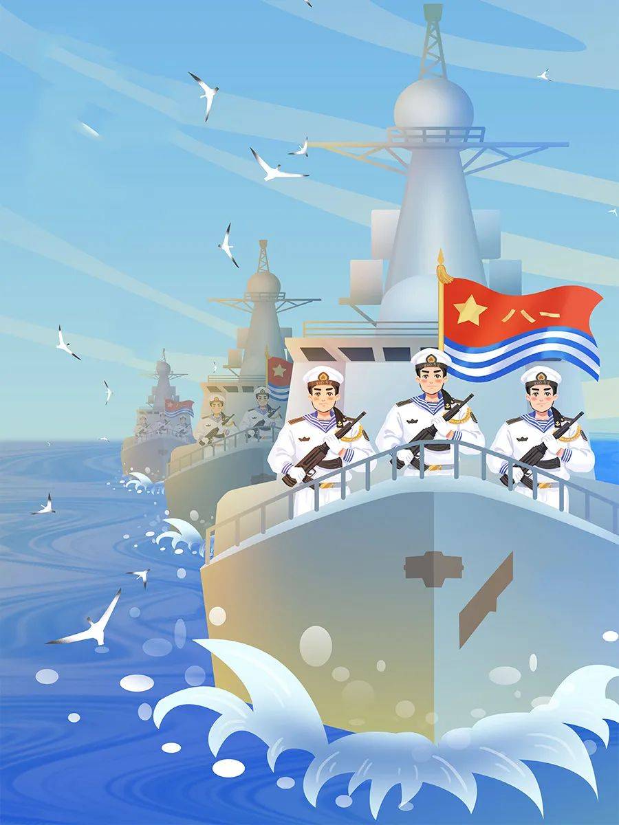 中国航母漫画图，揭示强大实力与未来展望，中国航母漫画图，揭示雄厚实力，展望辉煌未来