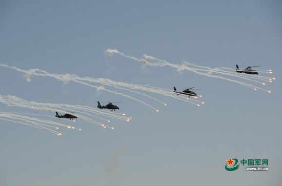 和平使命2014陆航,展现中国力量的空中之旅,和平使命2014陆航,中国力量的空中展示
