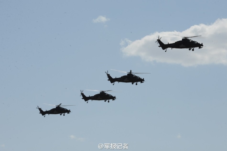 和平使命2014陆航,展现中国力量的空中之旅,和平使命2014陆航,中国力量的空中展示