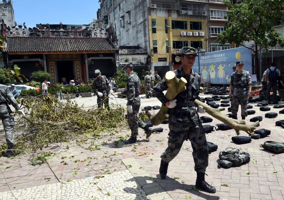 驻澳门部队救灾行动,天鸽来袭时的坚守与担当,驻澳门部队救灾行动,天鸽来袭时的坚守与担当精神赞歌