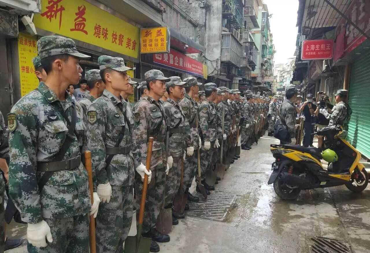 驻澳门部队救灾行动,天鸽来袭时的坚守与担当,驻澳门部队救灾行动,天鸽来袭时的坚守与担当精神赞歌