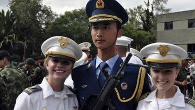 中国女兵的照片,展现力量与荣耀,中国女兵风采,力量与荣耀的展现