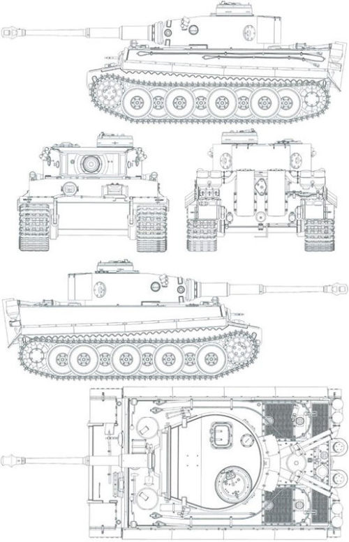 德国虎式坦克的绘画教程,德国虎式坦克绘画教程详解
