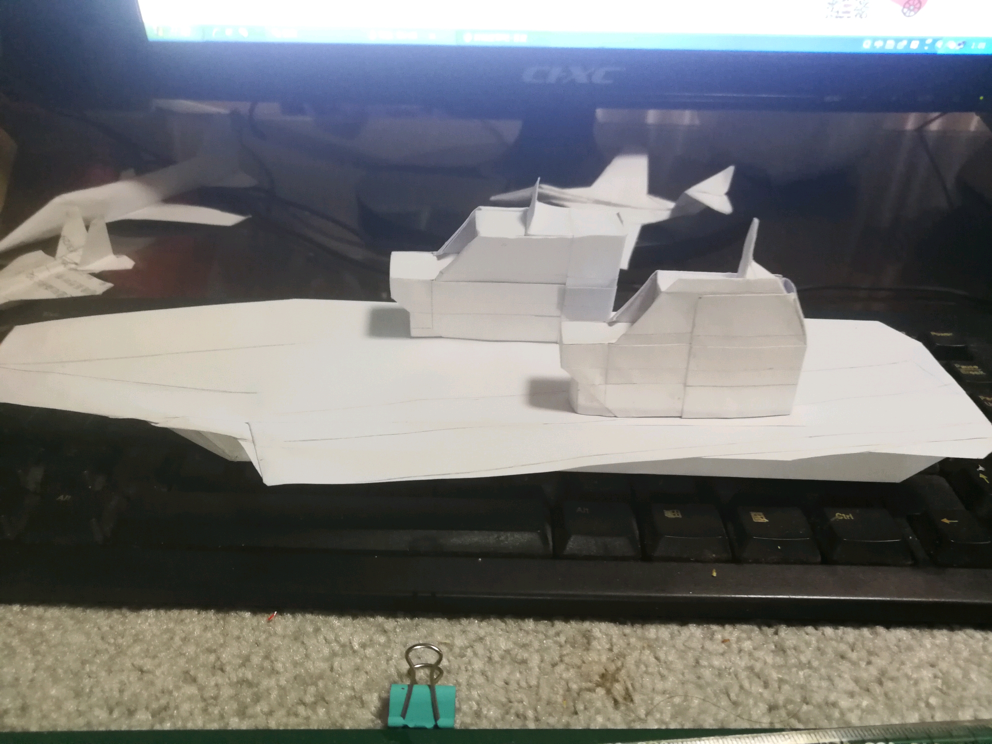 航天母舰折纸艺术,一步步探索折纸的魅力,航天母舰折纸艺术,探索折纸魅力的旅程