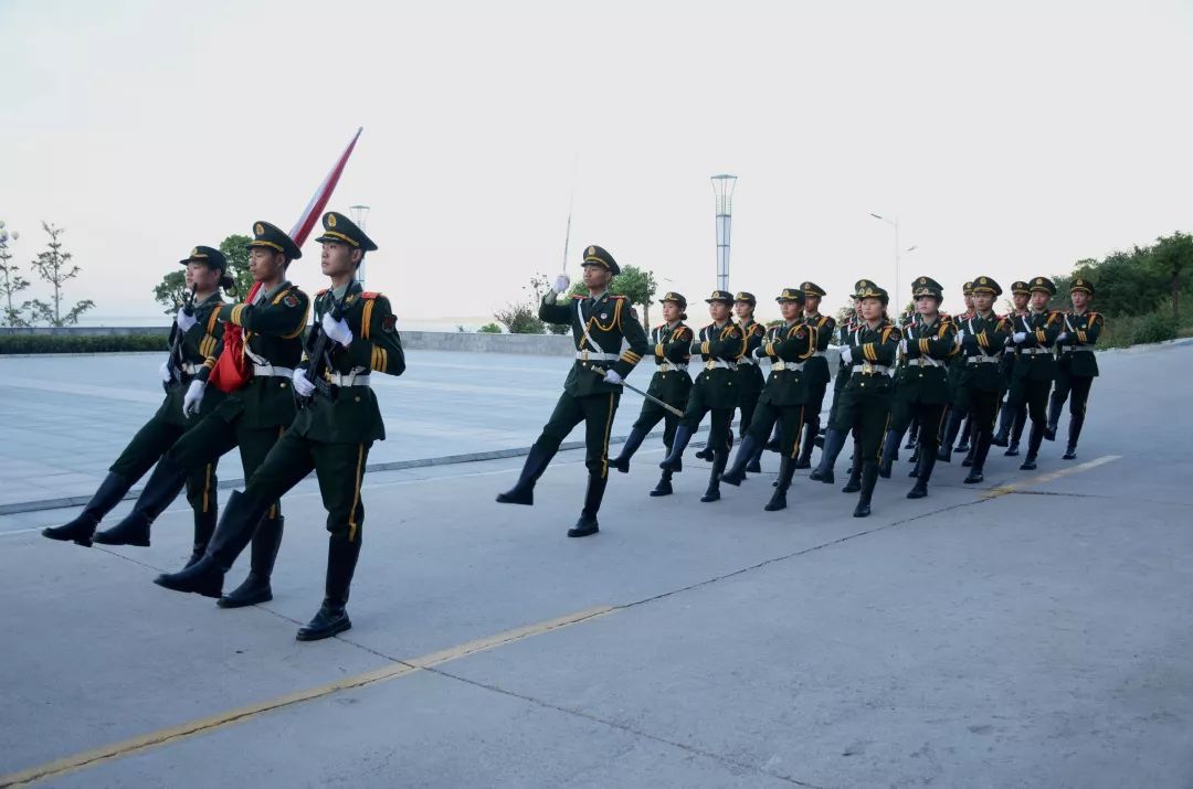 中国国旗护卫队，荣耀与使命的象征，中国国旗护卫队，荣耀与使命的守护者