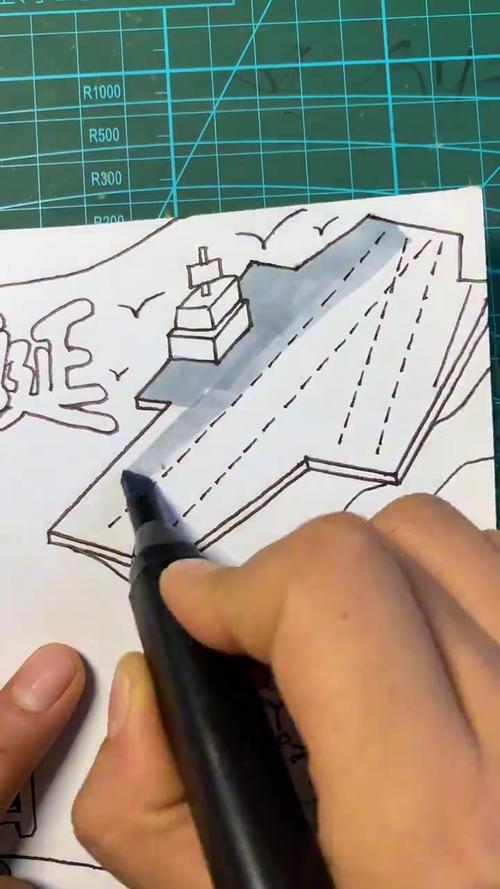 三年级航空母舰绘画教程，一步步带你画出壮观的海上巨无霸，三年级航空母舰绘画教程，一步步绘制壮观的海上巨无霸
