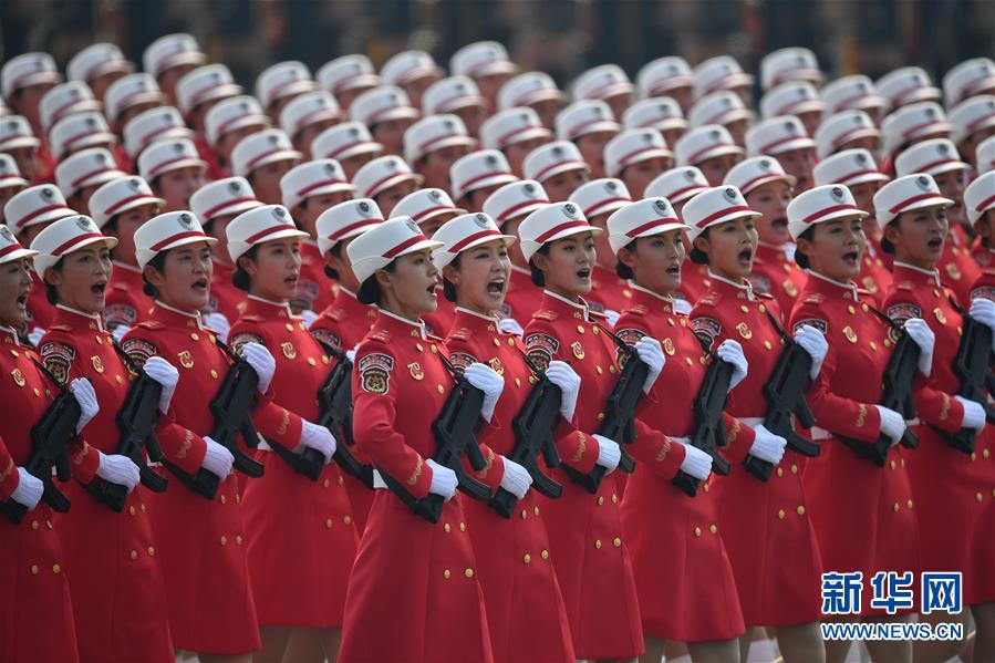 2019阅兵民兵方队,展现新时代国防力量的风采,新时代国防力量风采展现,阅兵民兵方队亮相