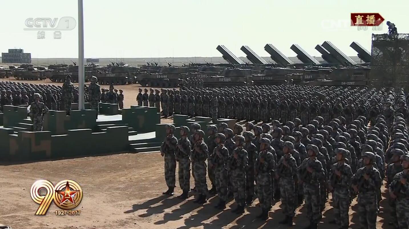 朱日和阅兵,央视直播的完整高清版展现,朱日和阅兵,央视高清直播全景展现