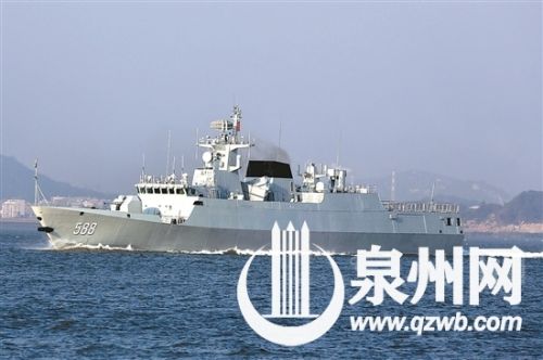 泉州舰舷号，中国海军的新锐力量，中国海军新锐力量，泉州舰舷号亮相