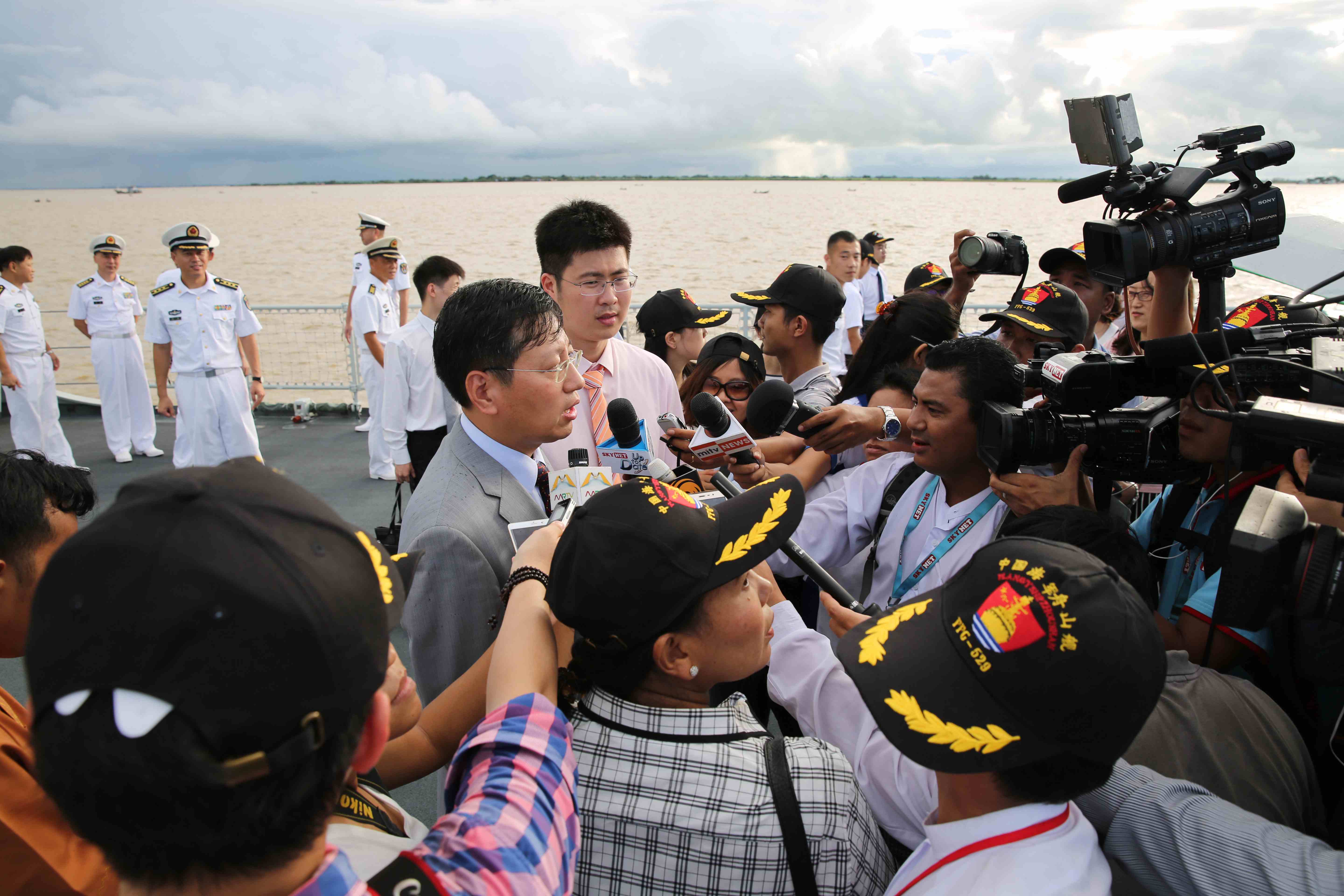 中国海军舰队访问缅甸,深化军事合作与友好交流,中国海军舰队访问缅甸,深化军事合作友好交流关系