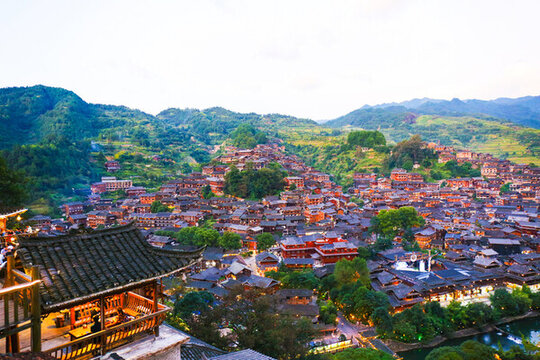 贵州西江千户苗寨，探寻千年苗族的神秘家园，探访贵州西江千户苗寨，千年苗族神秘家园探寻之旅