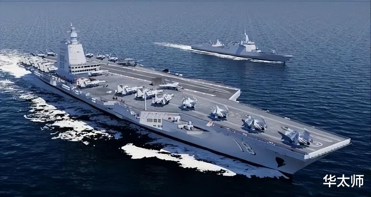 福建舰及其他中国海军舰艇的力量展示，福建舰与中国海军舰艇力量展示，彰显国家海洋实力