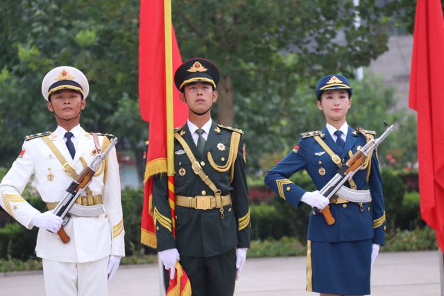 三军仪仗队图片素描，荣耀的瞬间与永恒的记忆，三军仪仗队素描，荣耀的瞬间与永恒的记忆图片展