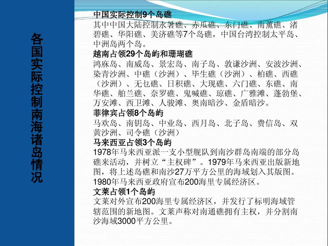 南海问题简介，南海问题概述简介