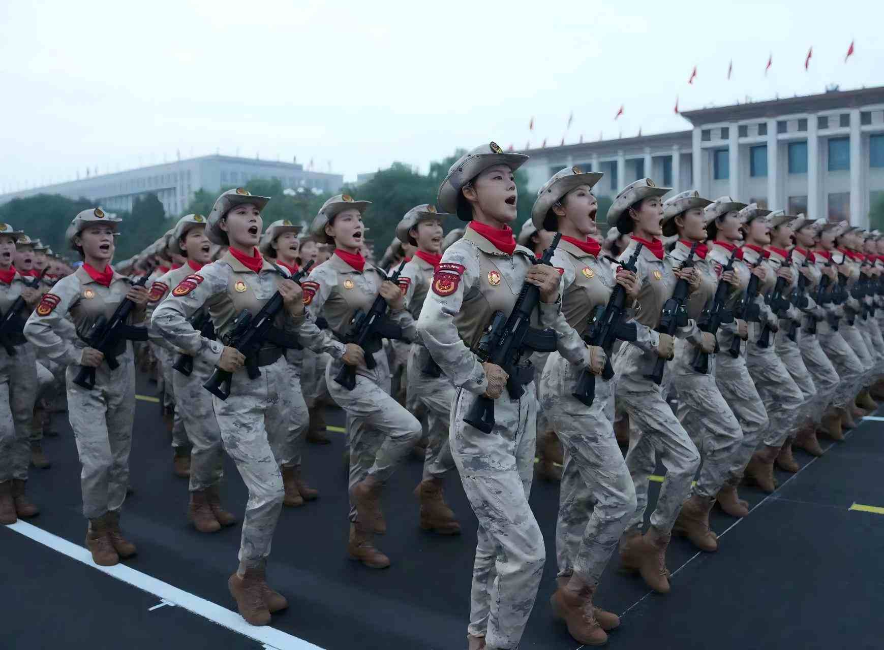 阅兵女民兵图片,展现新时代女性的风采与力量,阅兵女民兵图片,新时代女性的风采与力量展现