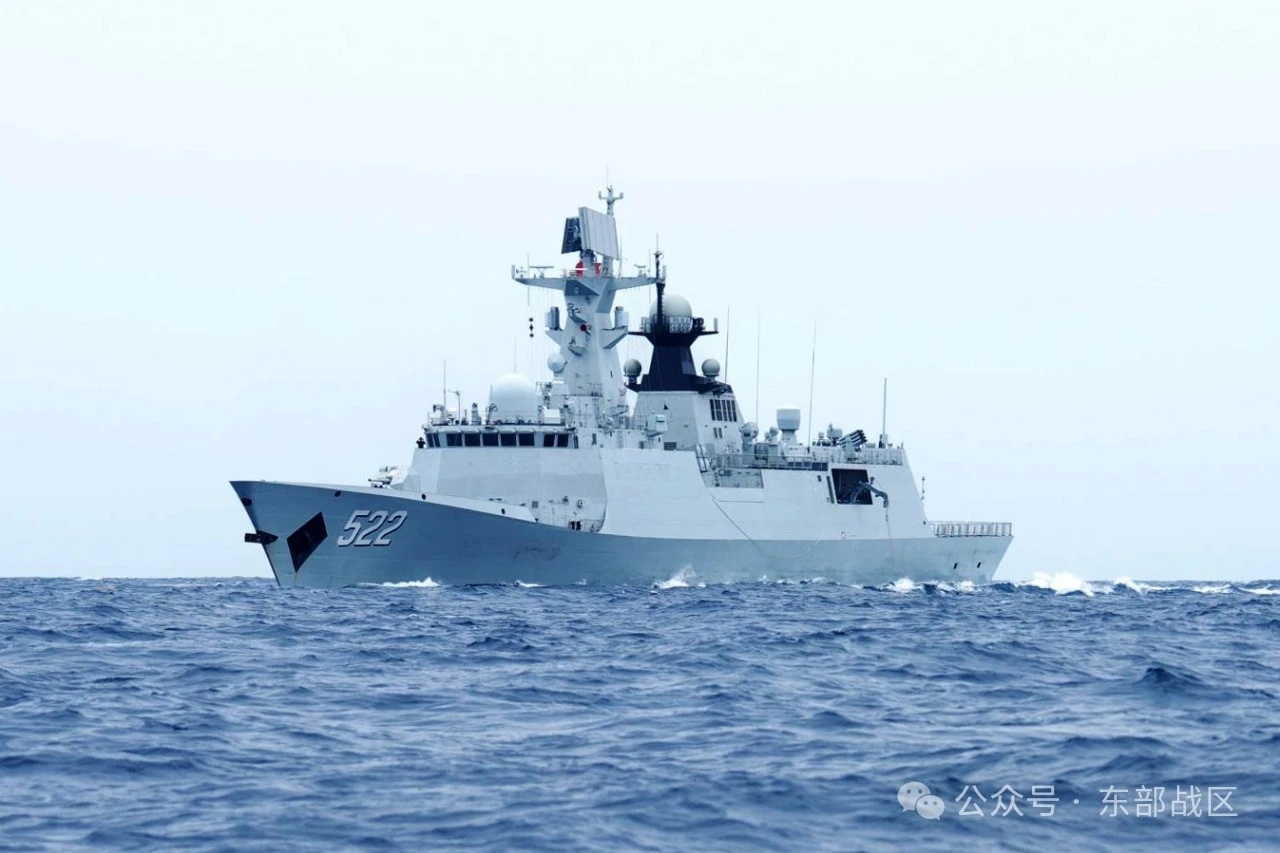 海军054A导弹护卫舰522舰,中国海军力量的骄傲,海军力量骄傲,中国海军054A导弹护卫舰522舰风采展示