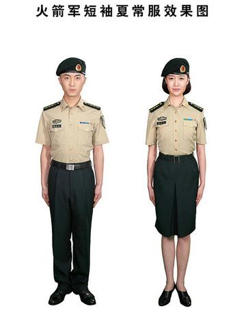 火箭军与陆军军服对比,火箭军与陆军军服对比解析