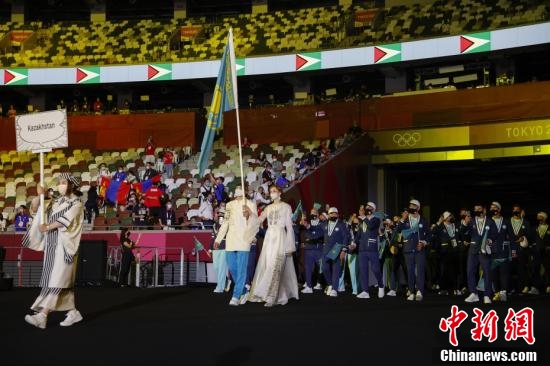 今天哈萨克斯坦奥运会女旗手,荣耀与担当,哈萨克斯坦奥运会女旗手的荣耀与担当